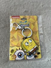 Llavero sonriente de metal y esmalte Bob Esponja de colección