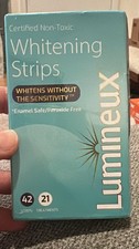 Lumineux Oral Essentials Teeth Whitening Strips - 42 strips 21 treatmentExp06/26