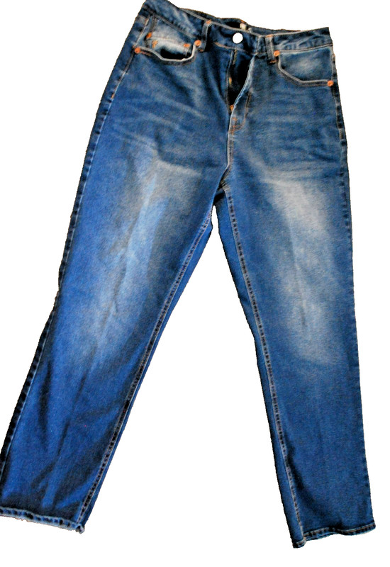 FRYE Jeans Womens Straight Leg Size 8/29 Blue Denim Casual High Rise Stretch
