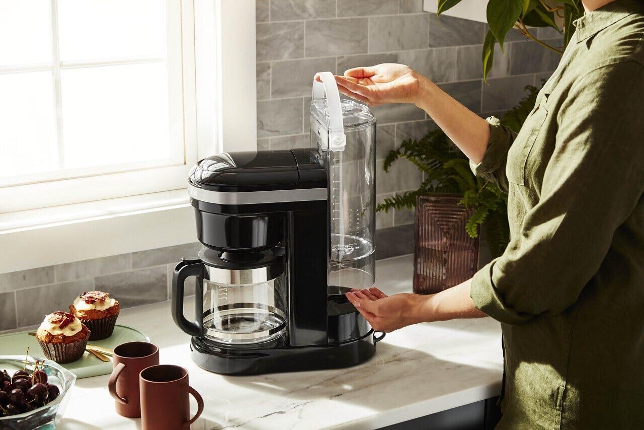 Brand New KitchenAid KCM1208OB Programmable 12 Cup Drip Coffee Maker, Onyx Black