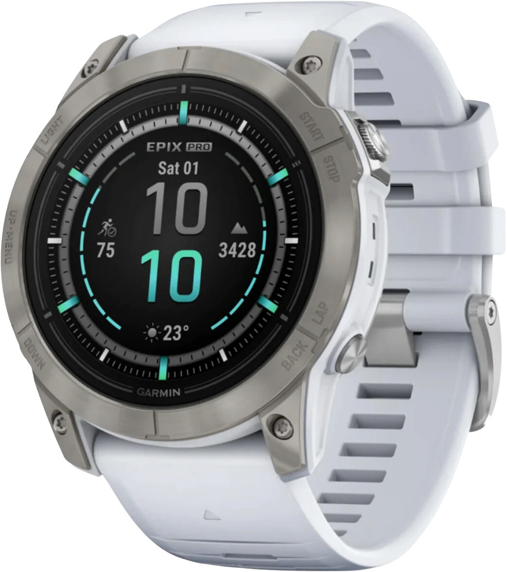 Garmin EPIX Pro Gen 2 Sapphire 51mm HRM With GPS Multisport Watch White