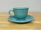 Fiesta Ware Homer Laughlin Tea Coffee Cup Saucer Set Retired Colors