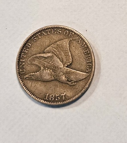1857 Flying Eagle Cent Beautiful High Grade Coin