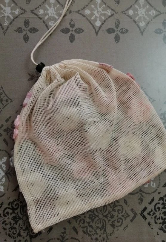 Sac à Doudou Range Pyjama Artisanal Cadeau De Naissance (220308) - Photo 4/4