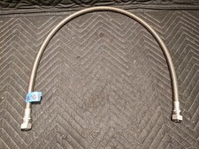 5/8" Stainless Braided PTFE Hose 37  JIC Female Flare Swivel Fitting -10 10 43"