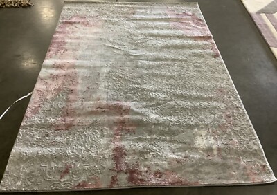 LIGHT GREY / PINK 5'-3'' X 7'-6'' Flaw in Rug, Reduced Price 1172666651 MDW573G-5