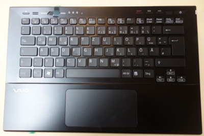 Tastatur Sony Vaio SVS1311Q9EB.G4 SVS1312S9EB.GC2 backlit Topcase Keyboard