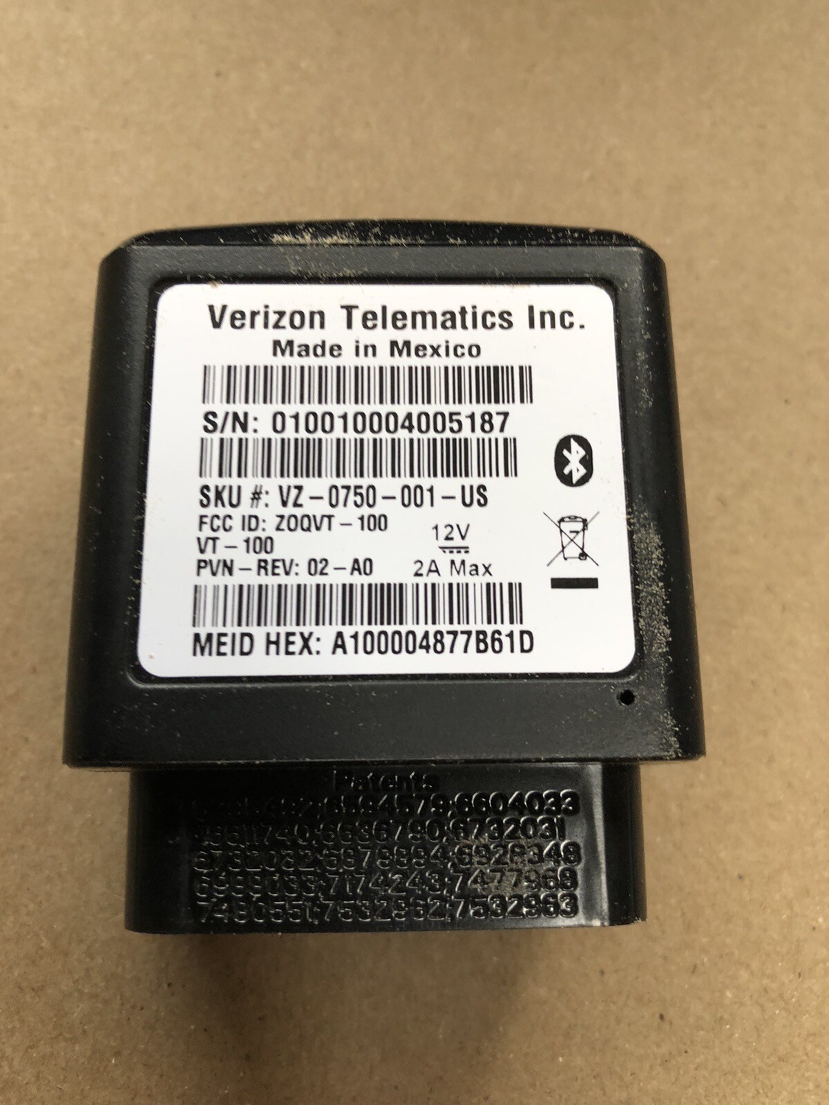 Hum Obd Reader HUM By Verizon Vehicle Telematics OBD Reader P/N VZ-0750-001-US | eBay
