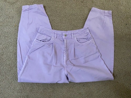BNWT Zara Girls Mom Fit Jeans Purple 