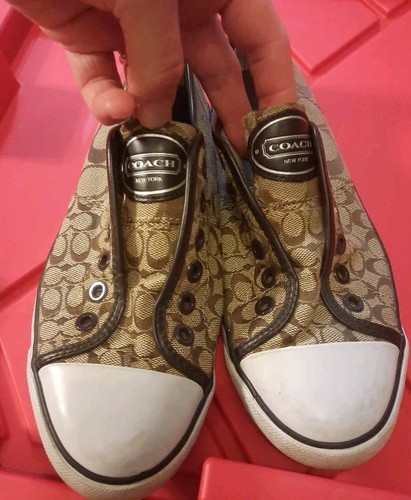 Baskets Coach Mika dentelle moins marron et marron femme taille 7b - Photo 2/7