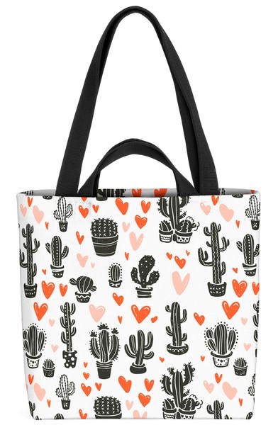 Herzen Kakteen Pflanzen Tasche Kakteen Kaktus Zimmerpflanze KakteenblüTen Kaktu-image