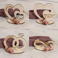 Geldgeschenk Hochzeit Taufe Kommunion personalisiert Holz Verlobung Standesamt