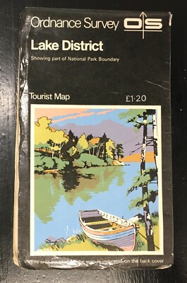 Vintage Map - Ordnance Survey Lake District -