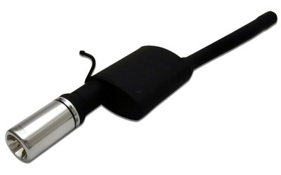 muffler for Ford Focus I Estate 1.6i 74kW 101HP 1998-2004 Single Round Tip 80mm