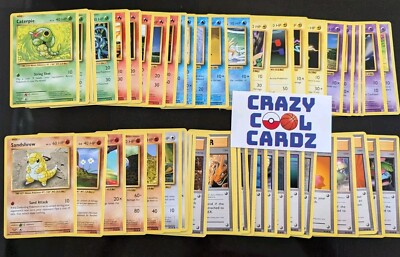 Complete common uncommon non holo rare c/u/r Set Pokemon XY Evolutions 60 Cards