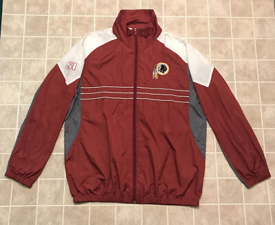 NFL Washington Redskins SI Sports illustrated Windbreaker Full Zip