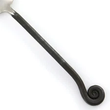 Pottery Barn BLACKENED FIDDLEHEAD Stainless Oxidized Silverware CHOICE Flatware