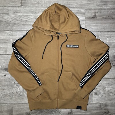 New Kenneth Cole Zip-Up Hoodie Men's Medium Mobility Fleece - Main Image