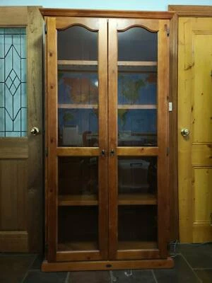 Timber Bookcase With Glass Doors Gumtree Australia Meander Valley