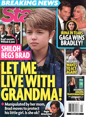 Star Magazine February 4 2019 Shiloh Jolie-Pitt Lady Gaga Bradley Cooper 
