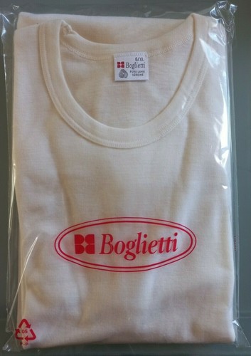 Maglia intima uomo mezza manica pura lana. Boglietti | eBay