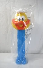 VTG Giant PEZ Yellow Duck Flower Blue Stem Dispenser Bank Factory Sealed 13"