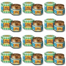 12 x 21 gm TIGER BALM HERBAL WHITE OINTMENT MASSAGE RELIEF MUSCLE PAIN