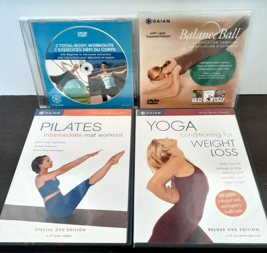 GAIAM Pilates Yoga Balance Ball Total Body for toning and