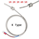 Sonde K-Typ Thermoelement Temperatursensor Edelstahlfühler Snap Fit 1M-5M Kabel
