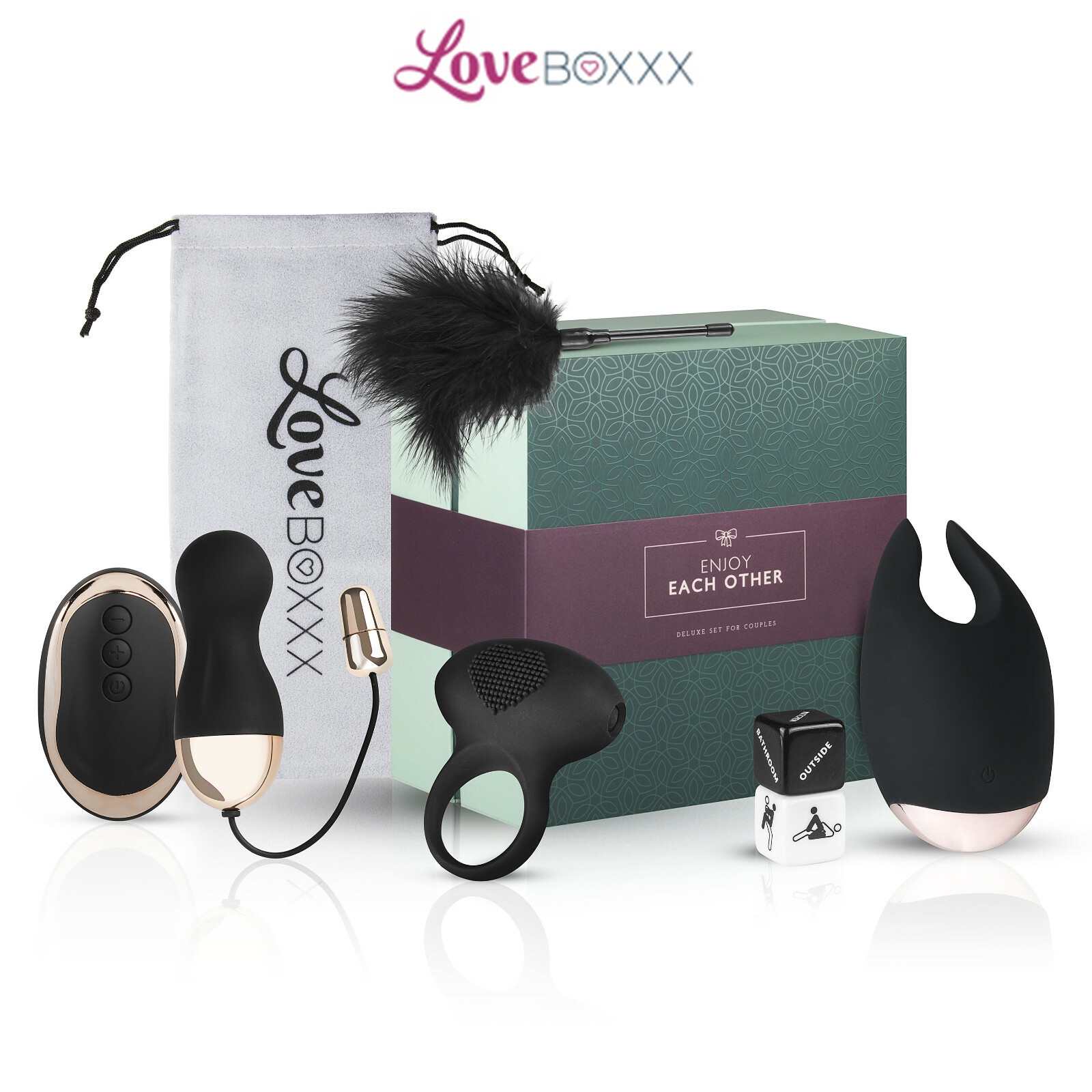 LoveBoxxx Romantic Couples Box Enjoy Enjoy Each Other Deluxe Set for Couple Toys