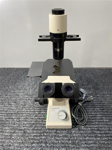 Olympus CK2 Lab Binocular Inverted Phase Contrast Microscope NO Objectives - Picture 6 of 14