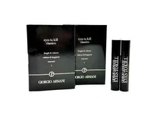 Lot Of 2 X NEW Giorgio Armani Eyes To Kill Classico MASCARA Travel  SIZE 2 ml