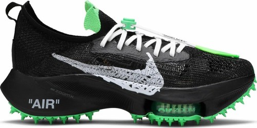 Buy Nike Off-White Air Zoom Tempo Next% Black Scream Green CV0697-001 Men's  10 DS Online in Brazil. 224868902805