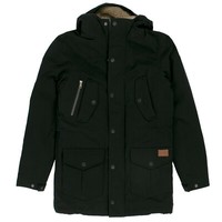 Volcom Kinder Teenager Winterjacke Starget 5K Parka Schwarz / L (152) / Jacke
