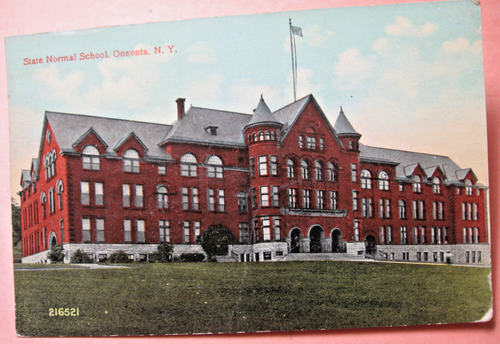 1914 State Normal School, Oneonta, N.Y. postcard
