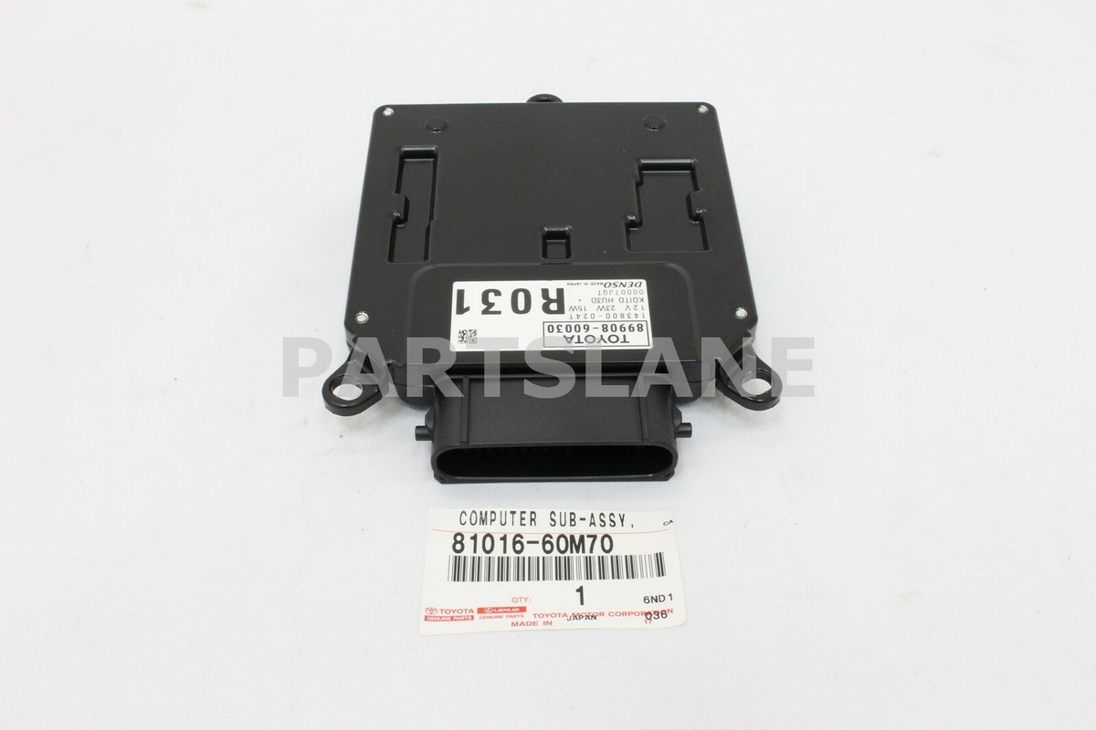 Ms.S  81016-60m70 Toyota Computer SUBAssy 8101660M70 Genuine OEM