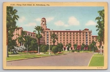 1947 Postcard Vinoy Park Hospital St Petersburg Florida FL