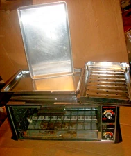 Vintage GE Toast N Broil Toaster Oven With Trays Broiler Pan #A4T50