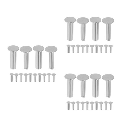  21 Paare Hochleistungsmessergriff Nieten für DIY -Besteck machen