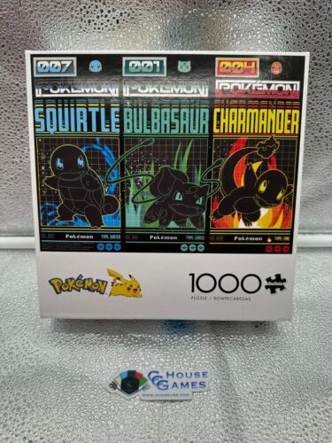 Buffalo Games Puzzle - Pokemon Starters 1000 Piece Puzzle Complete *CCGHouse* - 第 1/4 張圖片