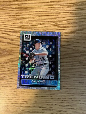 2022 Panini Donruss Casey Mize Trending Vector Silver Parallel Tigers #T-10