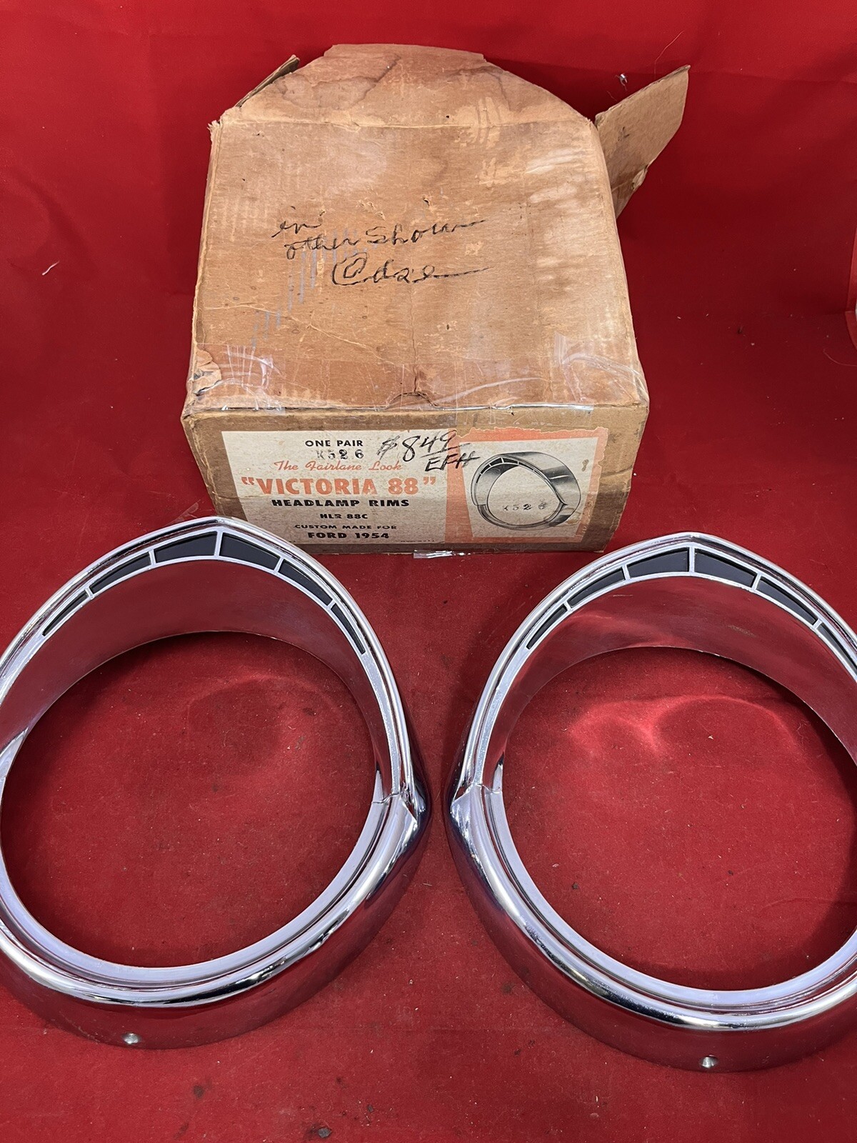 Custom Headlamp Rims/Bezels - Victoria 88 Look | eBay