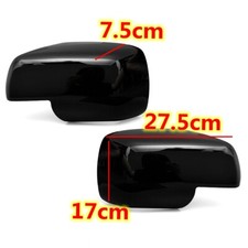 Tappi per specchietto retrovisore auto, 1 paio di coperture per specchietto retrovisore auto, compatibile con Jeep Renegade 2014-2025, ricambio originale per auto (nero