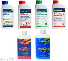 Fernox F1/F2/F3/F4/F5 Central Heating Protector Restorer Cleaner Silencer 500ml