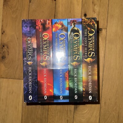 Heroes of Olympus 5 Books Collection Set By Rick Riordan (Brand New)
