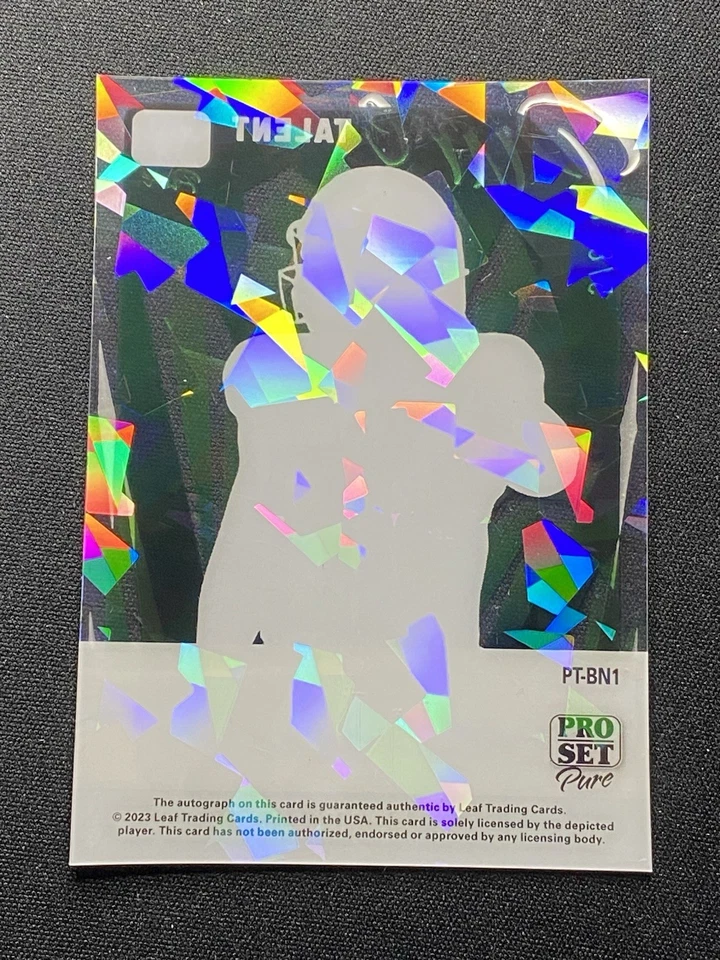 2023 Leaf Pro Set Bo Nix Auto Pure Talent /8 Denver Broncos Oregon Autograph - Image 2 of 2
