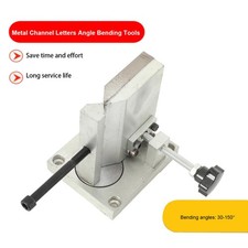 Dual-Axis Metal Channel Letter Angle Bender 100mm Width Bending Tool 30°-150°