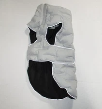 Silver Paw Easy Fit Dog Puffer Vest Reflective Piping Large