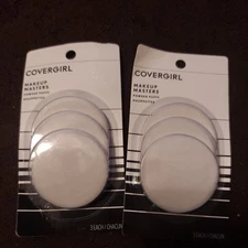 COVERGIRL Makeup Masters Powder Puff Set | 2 Packs, 3ct | Soft Velour Applicator