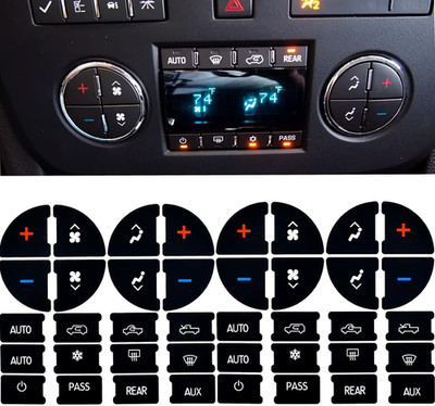 2-Pack AC Dash Button Repair Kit for Chevy GM 07-14 SUV Truck Van